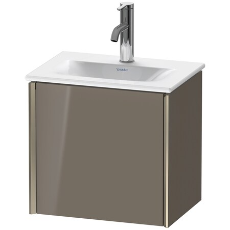 Duravit Xviu Wall-Mounted Vanity Unit Flannel Gray High Gloss XV4030RB189
